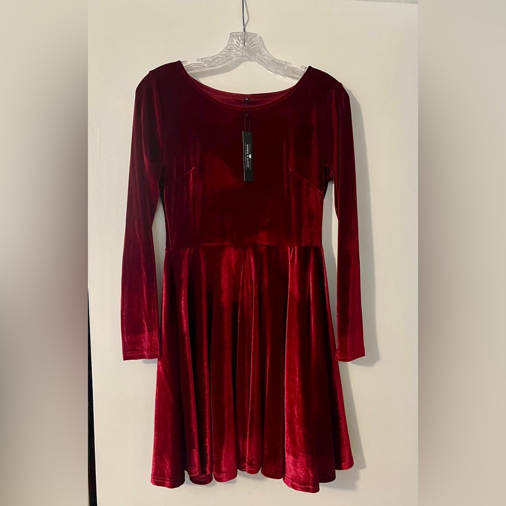 SOLD off Poshmark - Red Velvet dress